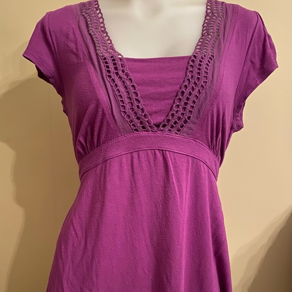3/$15 Banana Republic purple tunic - Picture 1 of 8